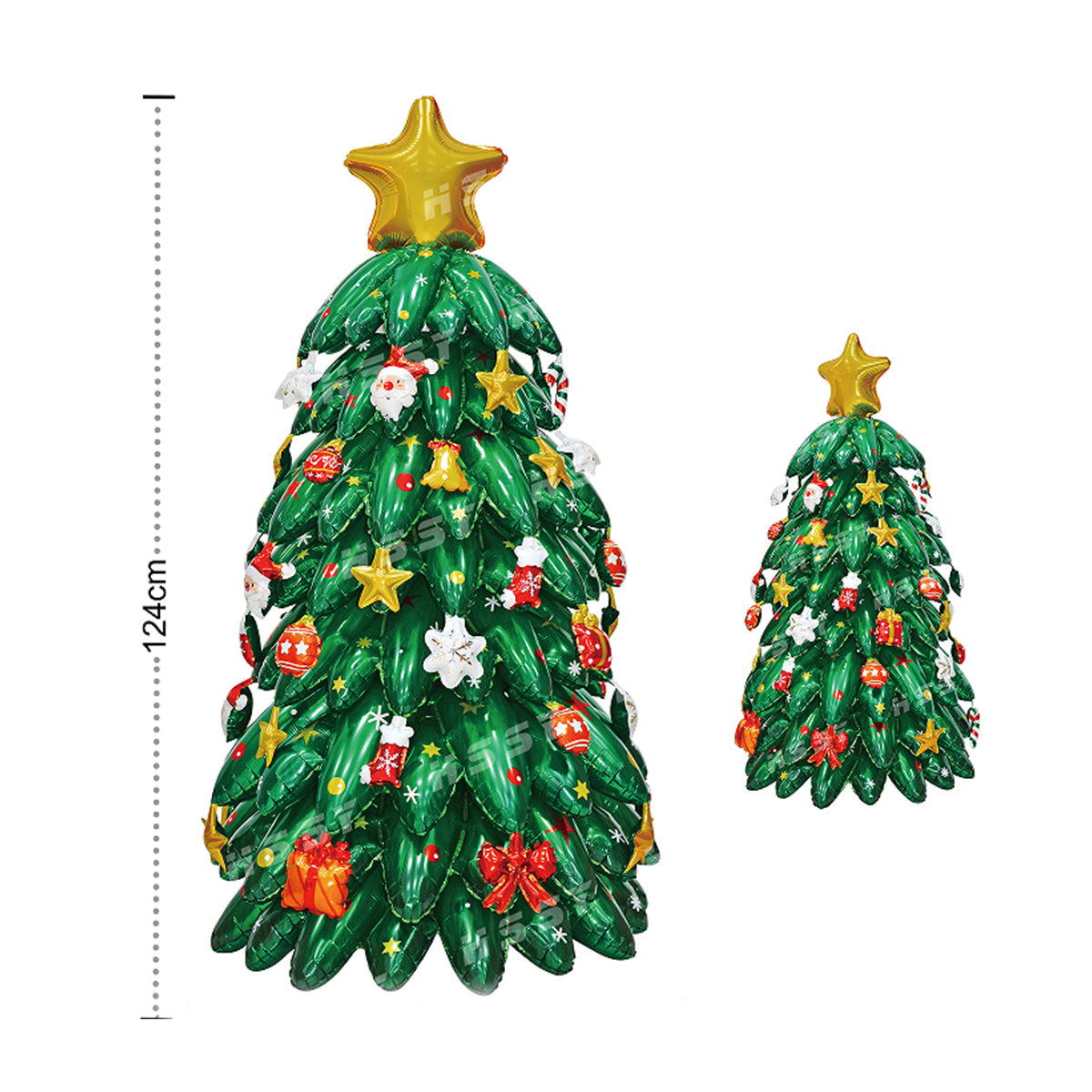 Christmas Tree Balloon 3D Assembly Kit - HugmieToys